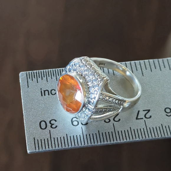 Nicky Butler 925 Sterling Silver Honey Quartz Designer Signed Ring NB Size 8 NWT - Picture 7 of 16